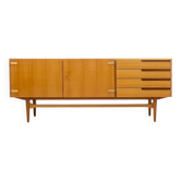 enfilade des années 60 en frêne, restauré