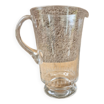 Cruche à eau en cristal vintage