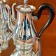 Christofle Malmaison 5-piece coffee and tea service with tray