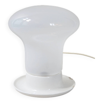 Lampe italienne en verre et céramique, 1960