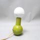 Italian culbuto lamp in khaki by Lamperti from the 1970s.