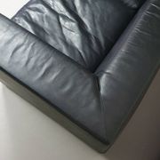 Wittmann leather sofa Camin by Paolo Piva