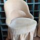 Pair of chair toad old foot black turns turns