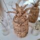 Boîte en jonc ananas