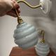 Pair of Art Deco swan neck wall lights