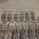 12 silver plated table forks by Christofle Vendome