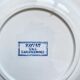 6 hollow plates Terre de Fer sarreguemines Royat