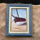Peinture Marine, Bateau sur la Plage cecile mesmin