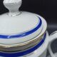 Bonbonnière / Sucrier in pleated porcelain