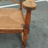 Pair of antique vintage Louis XVI style armchairs