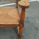 Paire de fauteuils anciens vintage style louis xvi