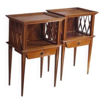 Pair of Scandinavian bedside tables, 1960