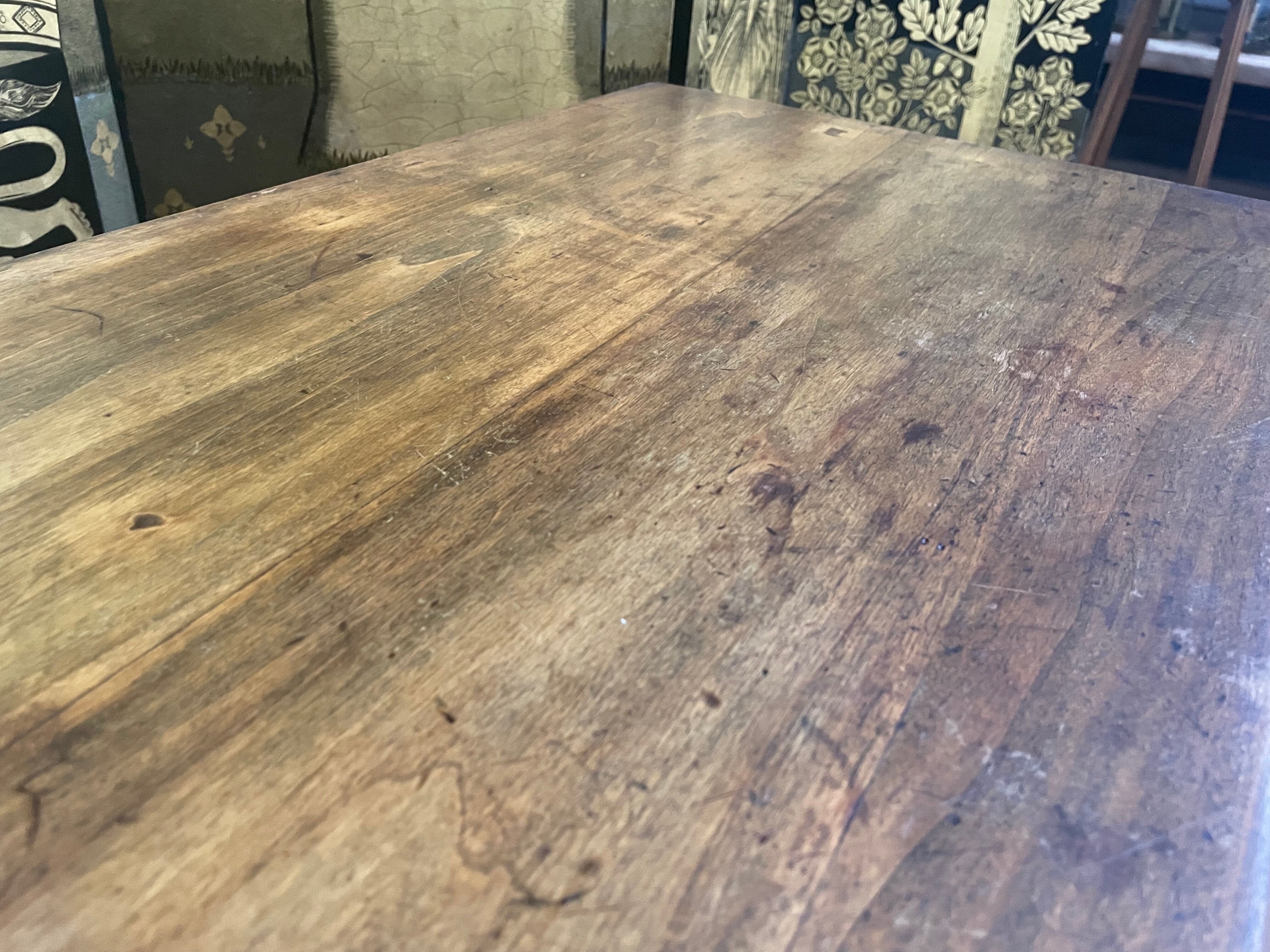 Low Parisian buffet in oak and pear tree 1950