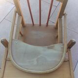 Highchair for little convertible child in walker