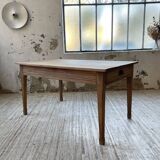 Table de ferme chêne 140 cm