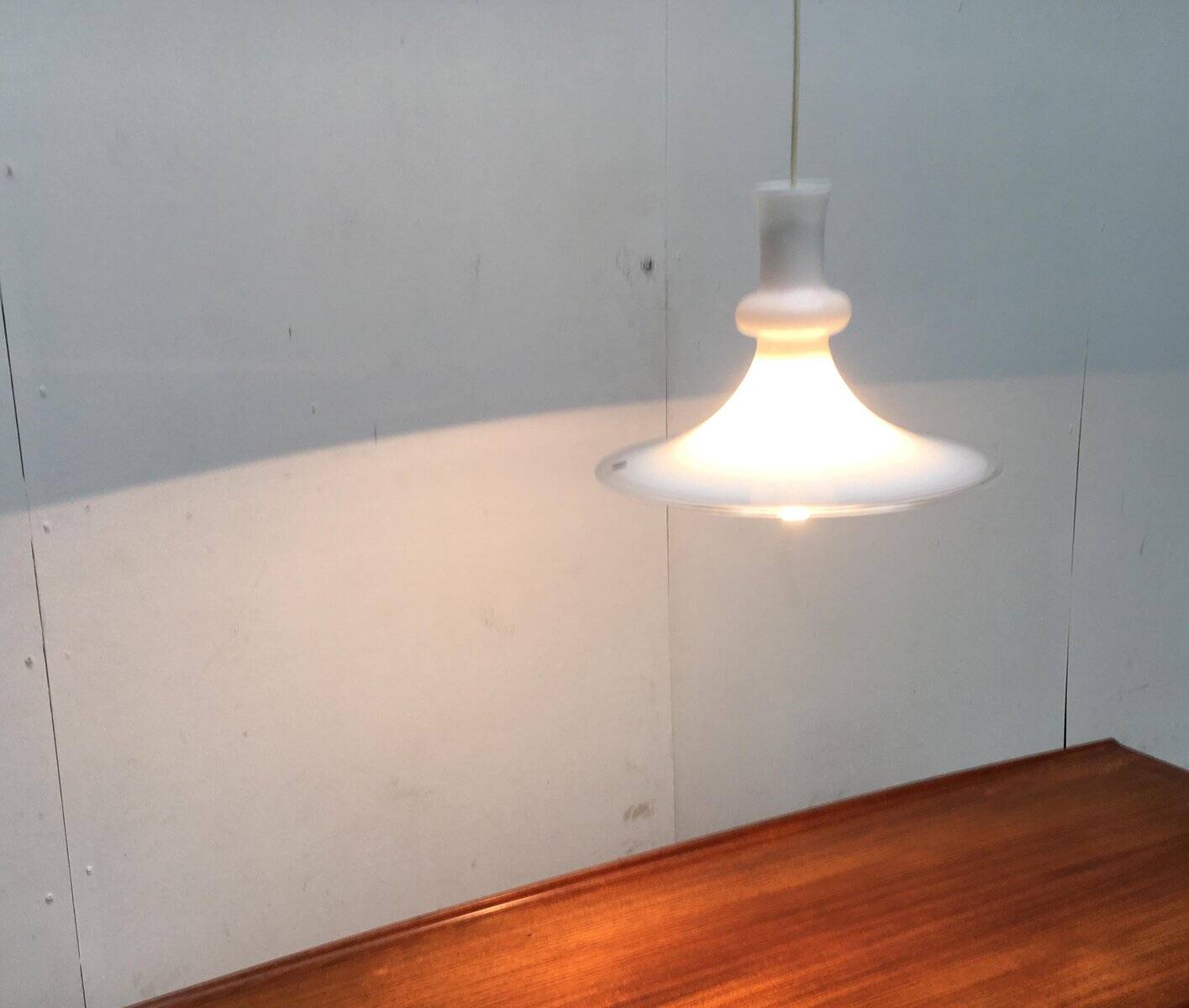 Vintage glass suspension by Michael Bang for Royal Copenhagen.