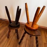 Set of 4 mismatched stools