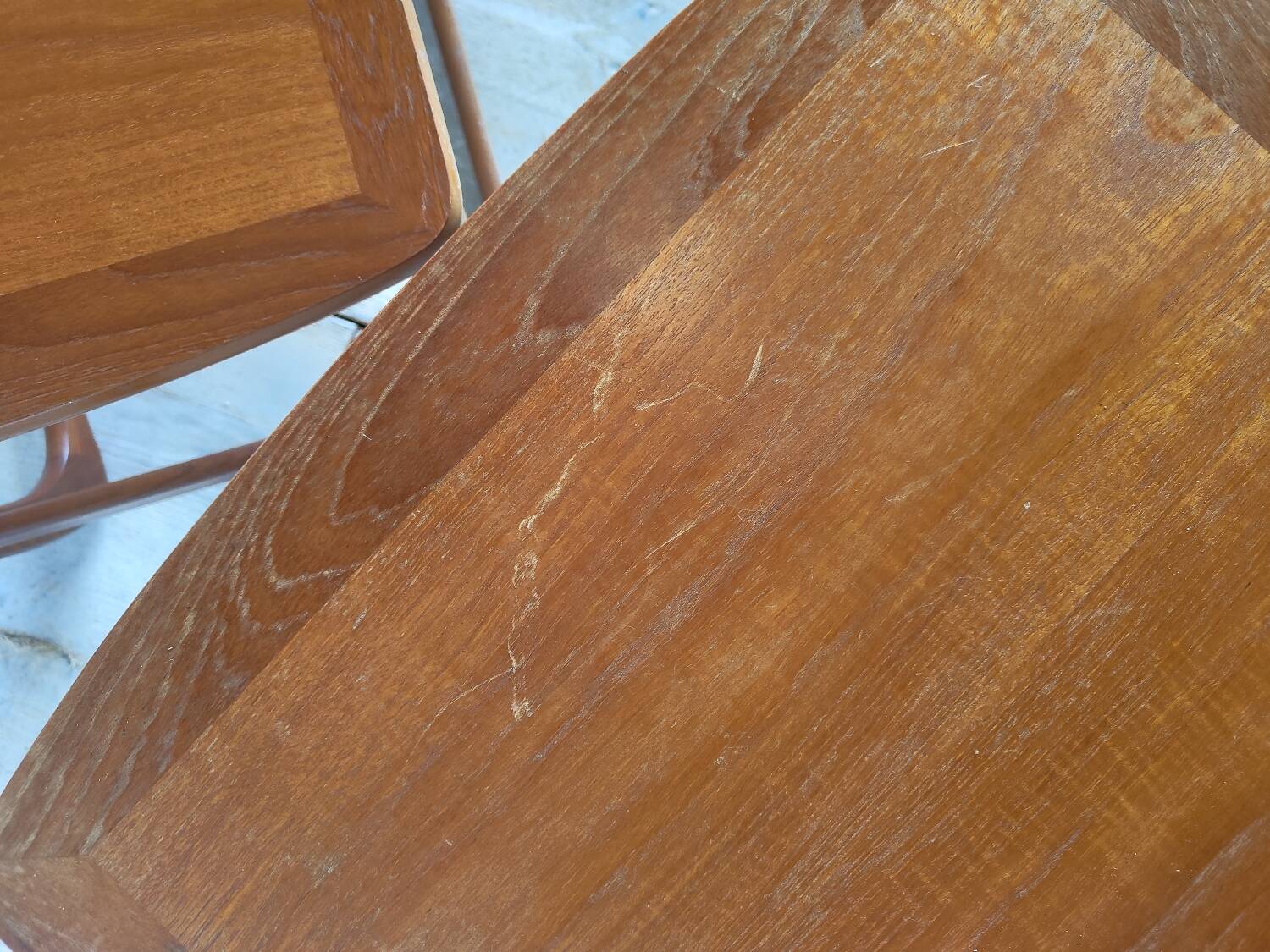 Mid-century nesting coffee tables nathan