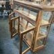 Vitrine comptoir Bois Exotique