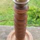 Art Deco turned wood lamp