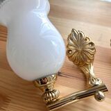 Brass wall lights