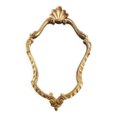 Baroque style gilded wood mirror