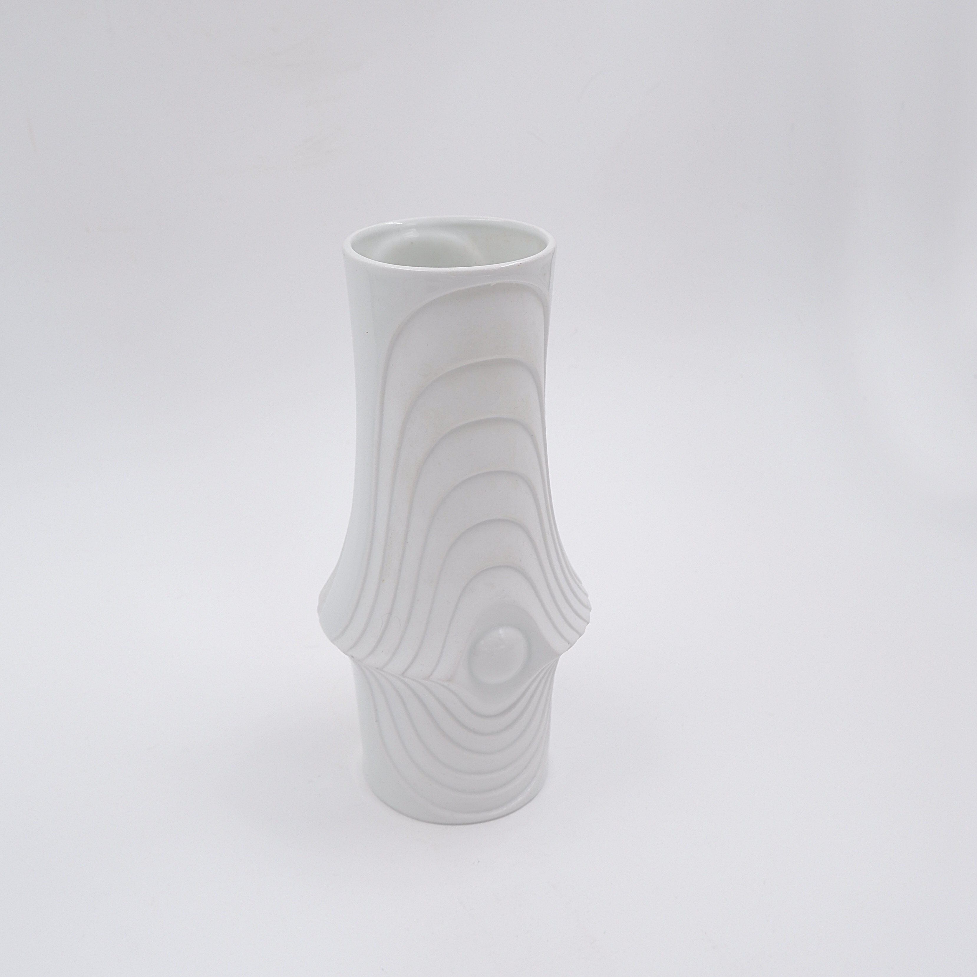 Op Art porcelain vase by Royal Bavaria KPM, Germany, 1970s