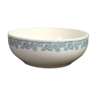 Saladier en faience Longwy