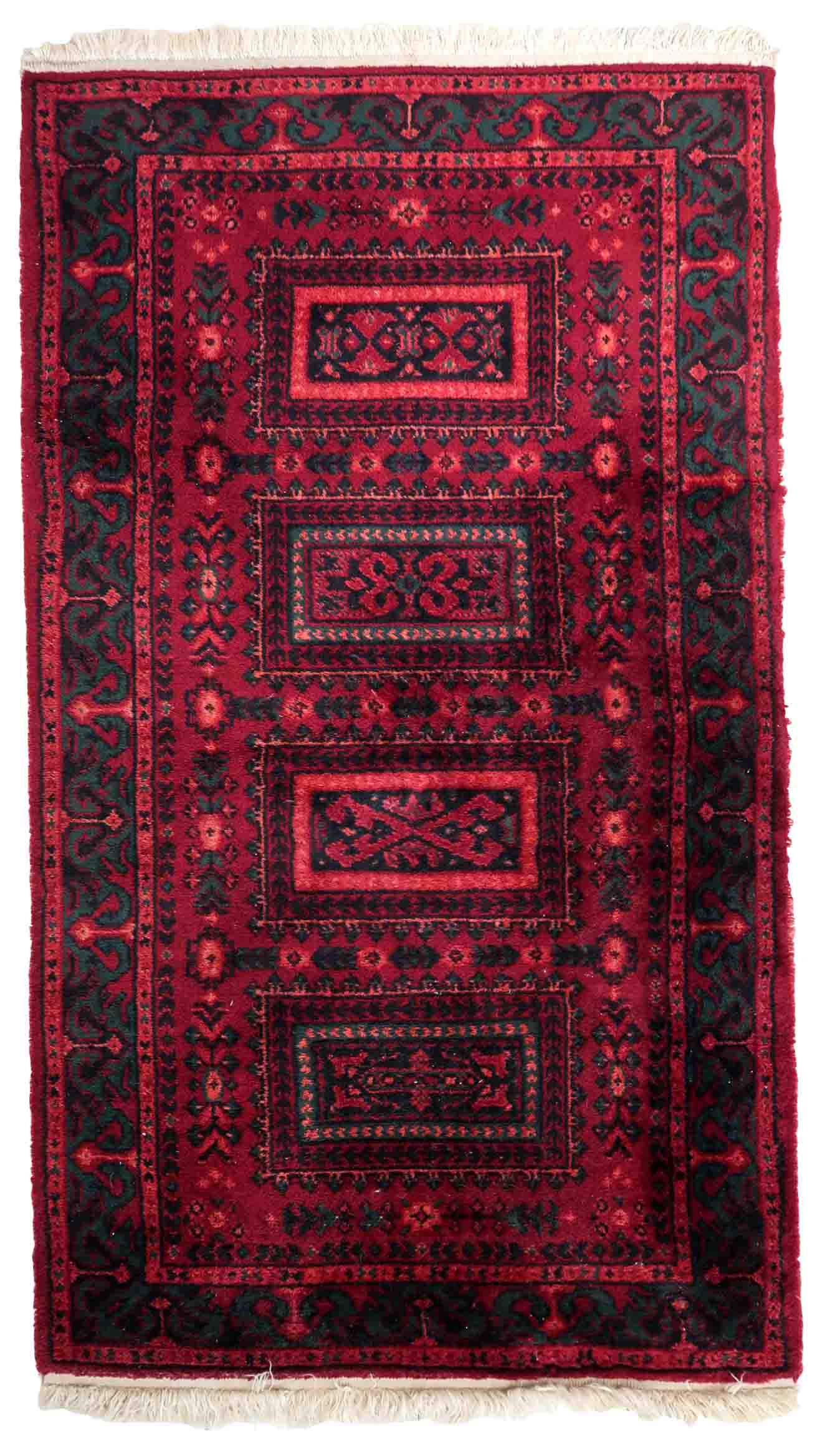 Vintage German carpet Baluch 71cm x 136cm 1960s
