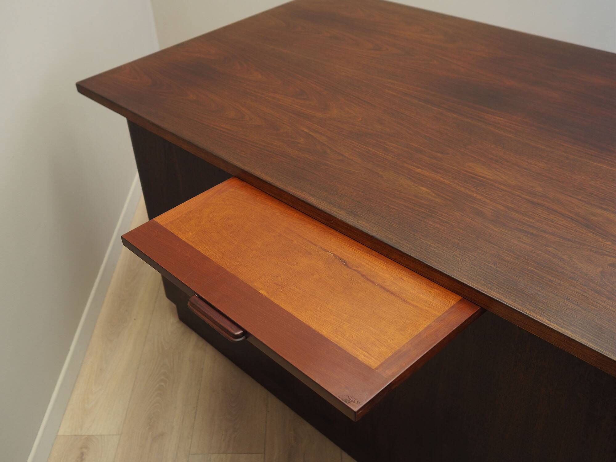 Walnut desk, Danish design, 1960s, production: Denmark