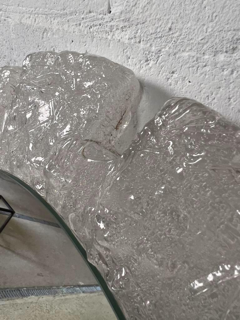 vintage mirror iced glass hillebrand
