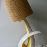 Freeform lamp in two-tone ceramic, Ceramidi, 60s