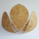 Wall light cork lotus flower