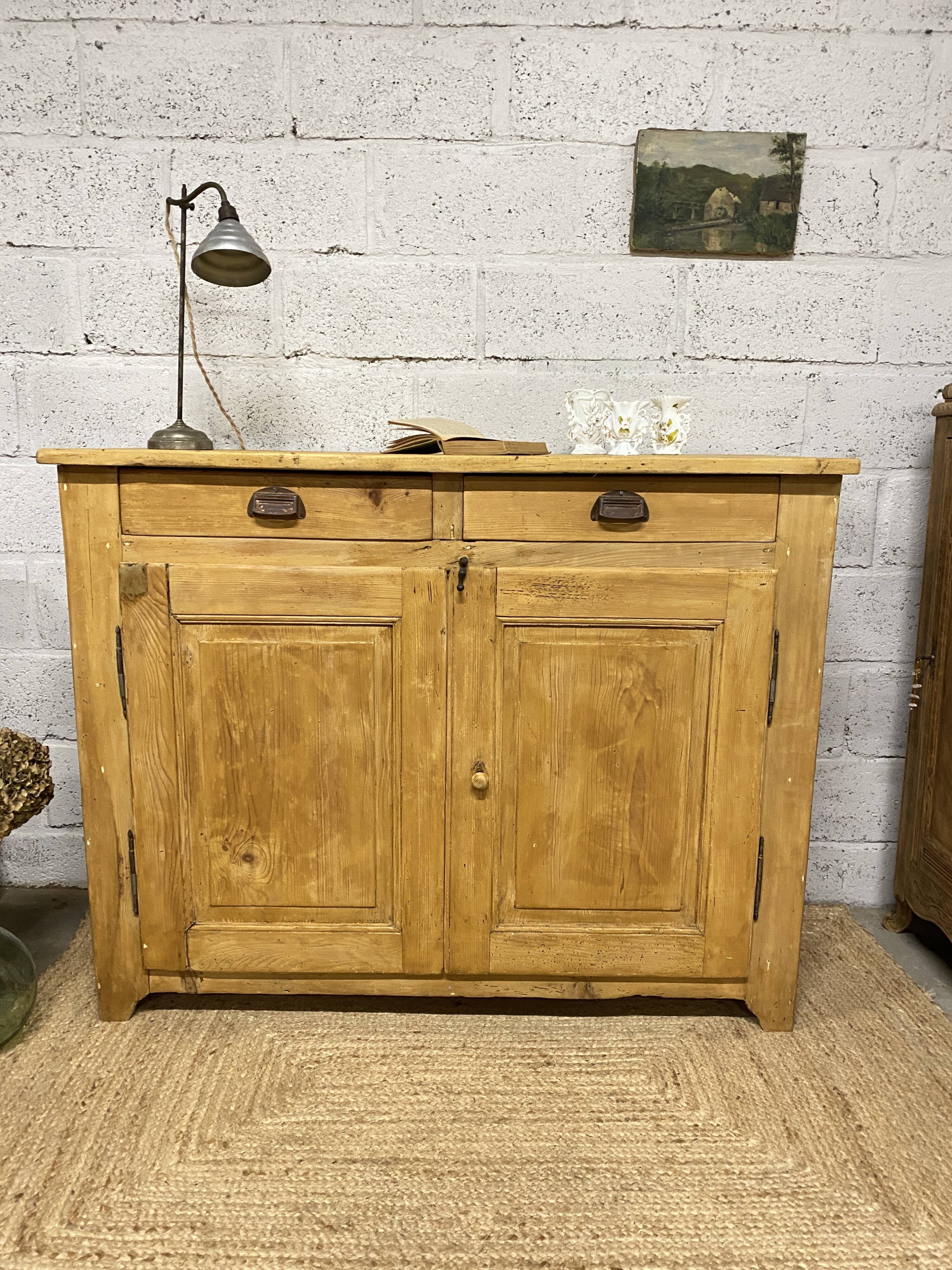 Parisian buffet in pitch pine