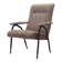 Grey armchair, Italian design, 1970s, production: Italy