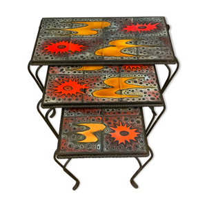 lot tables gigognes fat lava