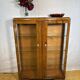 Elegant Art Deco Vintage Display Cabinet (Circa 1930–1940)  A beautifully c