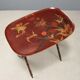Petite table ancienne en bois laqué chinoiserie, Angleterre '800