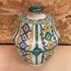 Old Jobbana Butter Jar Morocco Polychrome Earthenware 19th Century Vintage #B084