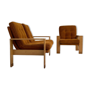 Salon vintage en bois
