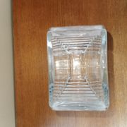Art Deco vase in moulded glass