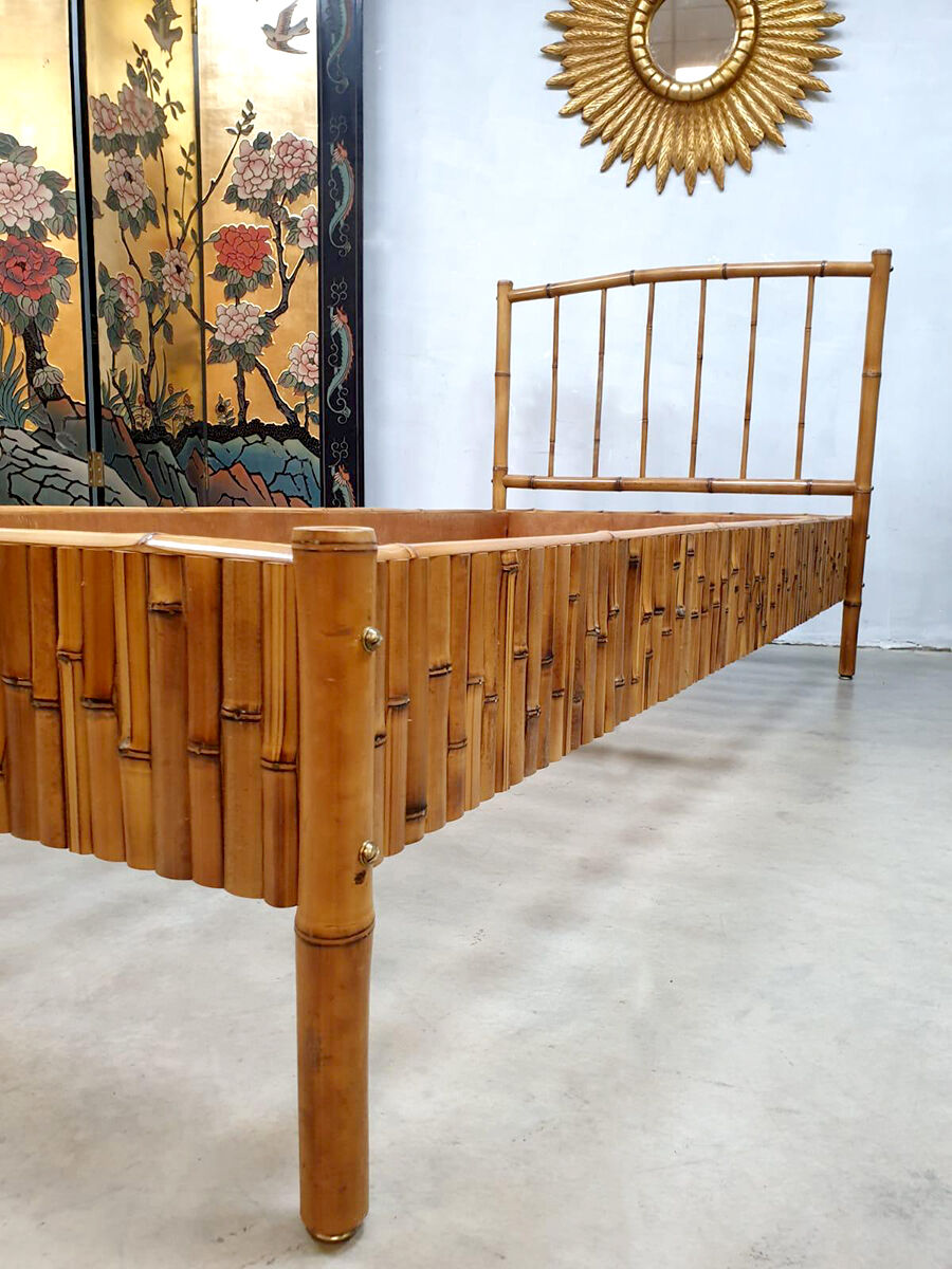 Vintage bamboo daybed tropical vibes