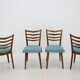 Set of four dining chairs, 1960´s.