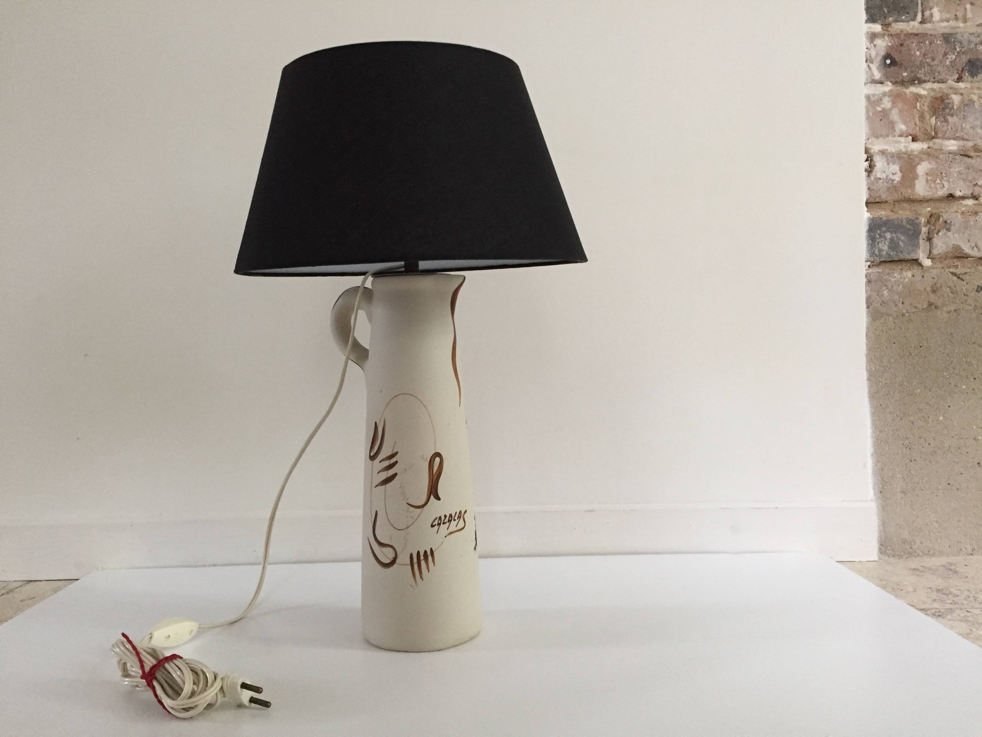 Handmade ceramic lamp by cazalas