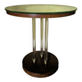 Art Deco pedestal table attributed to Jacques Adnet