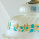 Opaque glass chandelier tulip shape