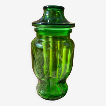 Green Sunrise Apothecary Jar