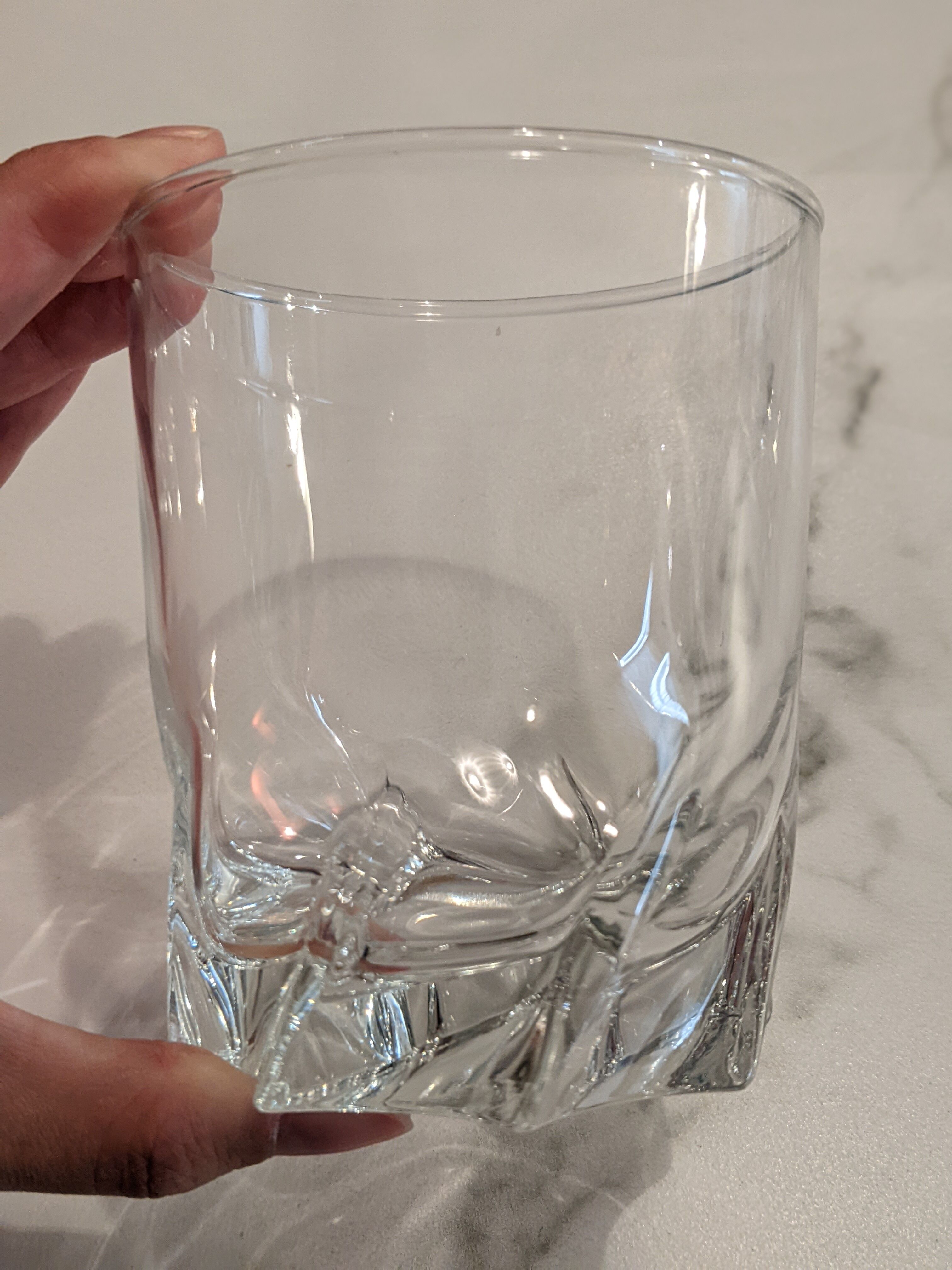 Set of water glasses or vintage spirits