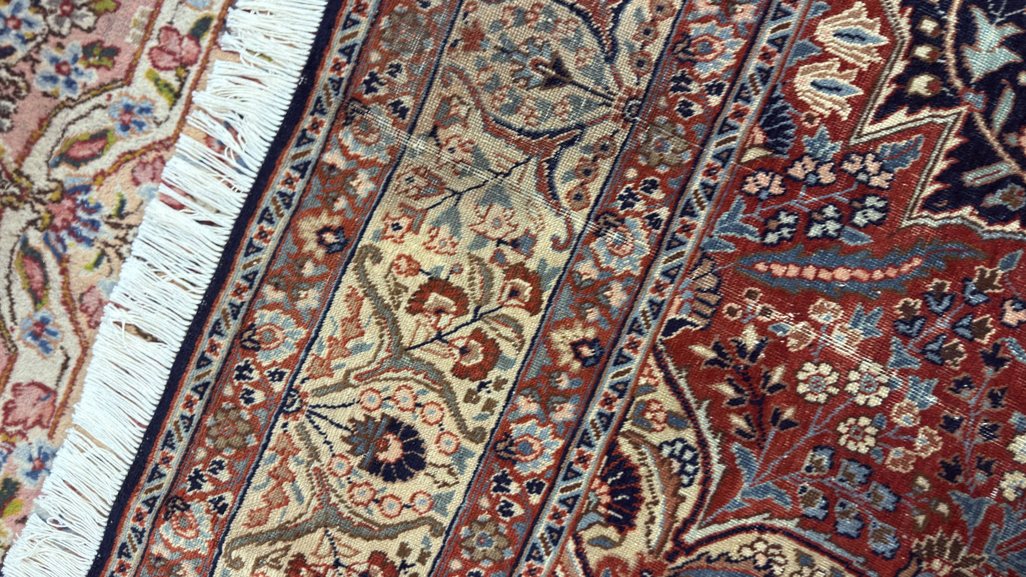 Large Handmade Turkish Wool Rug, 230 x 340 cm – Luxury Floral Rug Hand-Knotted