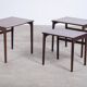 Mid-Century Danish Rosewood Nesting Tables from Brdr. Furbo, 1960s